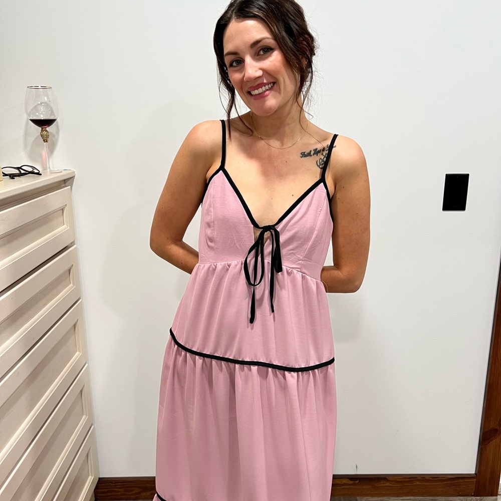 Pink Sleeveless Nightgown